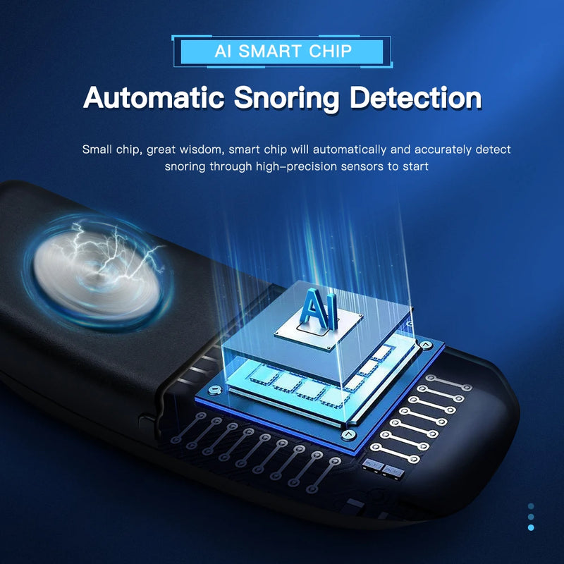 Smart Anti Snoring Device EMS Pulse Stop Snoring Effective Solution Snore Sleeping Aid Noise Reduction Sleep Care