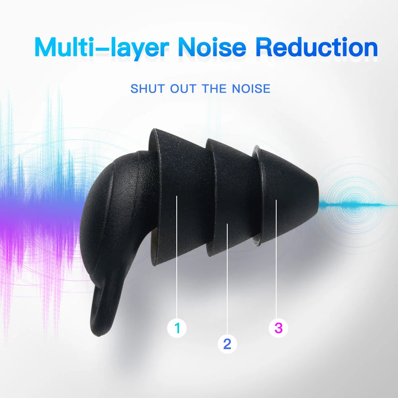 Soft Sleeping Earplugs Noise Reduction Ear Plugs for Sleeping Anti-Noise Protection Earplugs Noise Canceling Ear Protector